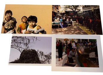 Rosemie Lyre Mynmar Travel Art Photography Prints 4pc (BR1)