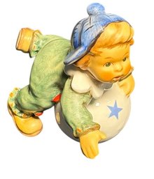 Goebel Hummel Porcelain Zirkusakrobat Rolling Around Figurine