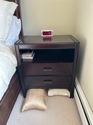 Crate & Barrel Wood Nightstand (2 Of 2)(M)