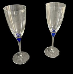 Colony Diane (blue) Water Goblets 2 Pc