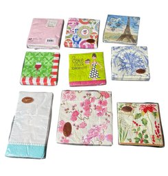 Caspari Christmas, Travel , And Assorted Paper Napkins