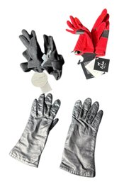 Echo Gloves 2 Pairs With Black Leather Gloves