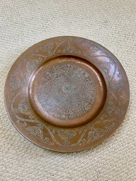 Copper Platter/wall Hanging