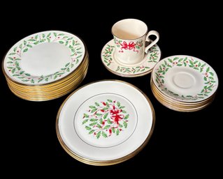 Lenox Holiday Mug And Plate Set