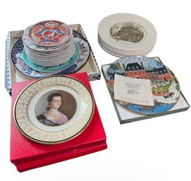 Ridgewood, Mass Historical Society & Other Collectors Plates Large Collection (BR2)