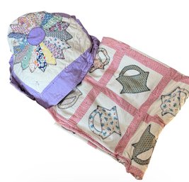 Quilts, Blankets, Embroidery & Assorted Linens (BR2)