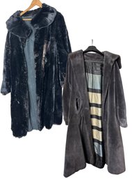 Vintage Ladies Fur Coat Pair (BR2)