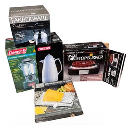 Marble Cheese Slicer, Tabletop Burner, Coleman Lantern & Assorted Items (H2)