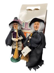 Byers Choice The Witch Of Salem & Other Witch Cloth Doll Decorations