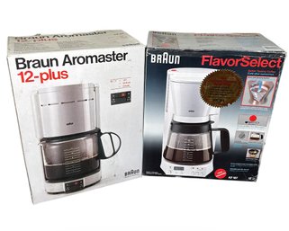 Braun Aromaster 12 Plus & FlaverSelect Coffee Machines (H2)