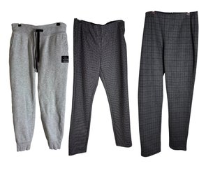 Calvin Klein Womens Joggers & Patterned Lounge Trousers 3pc (BR1)