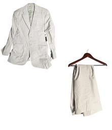Canali Gray Suit Jacket With Pants