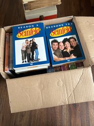 Box Of 90s VHS Tapes, DVDs (A)