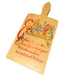 MCM Small Wooden Cutting Board