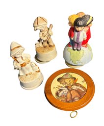 Music Boxes 4 Pc Collection