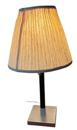 Leather Wrapped Table Lamp Works! (BR2)
