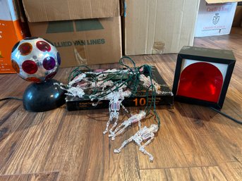 Funky Lighting Set: Strobe, Disco Strobe, And Skeleton Lights (A)