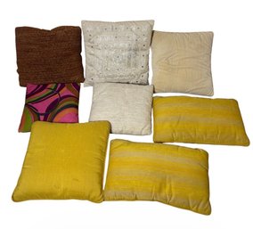 Collection Of Decorative Throw Pillows 8pc (BR2)