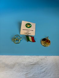 Pin It!   Includes Girl Scout Pins  And Fran Mar Moppets Charm