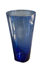 Cobalt Blue Glass Vase