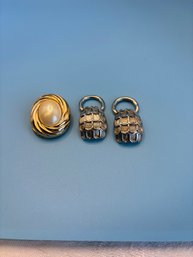 Costume Charms And A Clip Brooch Charms Are By Vendome