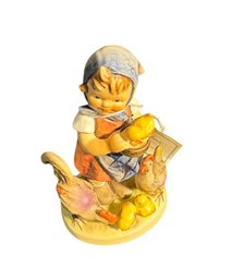 Goebel Feeding Time In The Chicken Coop Figurine