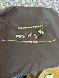 Elephant Costume Jewelry Lot