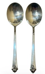 Sterling Silver Royal Crest Spoon 2pc (DR)