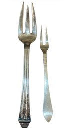 Sterling Silver Denmark Serving Forks 2pc (DR)