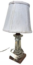 Lucite & Metal Table Lamp (SR)