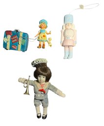 Ceramic Nutcracker Ornament, Bugle Boy Doll And Assorted Ornaments