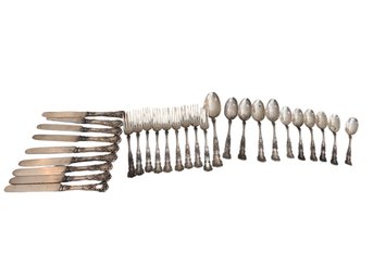Sterling Silver C1900 Flatware 29pc