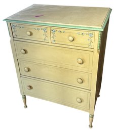 Farmhouse Style Handpainted Five Drawer Dresser (BR3)