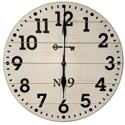 Farmhouse Wood Wall Clock (LR2)