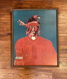 Fritz Scholder, Native American Man 1776 Print (A)