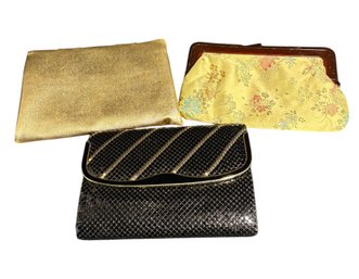 Rebecca Lynn Black Beeded Purse And Other Assorted Purses
