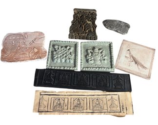 Decorative Tiles And Wall Plaques 6pc (BLR)