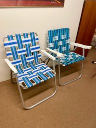 2 Aluminum Beach Chairs