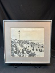Framed Vintage Photo Of Revere Beach