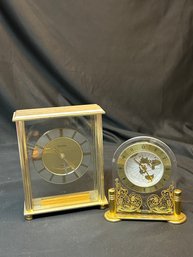 Clock Set: Bulova Quartz & Vintage Clock