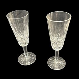 Waterford Flute Glass Pair
