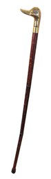 Brass Goose Head Wooden Cane(LR)