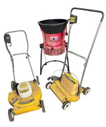 Leaf Eater & Vintage Lawnmowers (B)