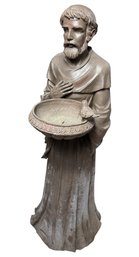 Saint Francis Outdoor Garden Birdbath Statue (B)