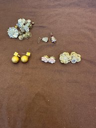 4 Earrings And Misc Bits And Bobs