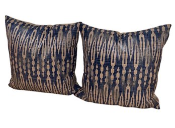 Callisto Home Blue & White Throw Pillows (LR)