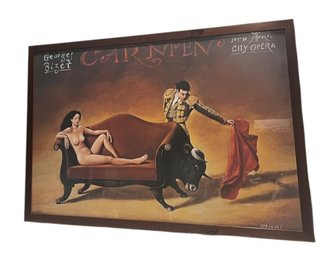 Georges Bizet (1838-1875) Carmen Framed Opera Poster Art Print