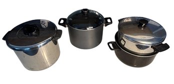 Cooking Pots Revereware, Avalon, & T-Fal 4pc (K)