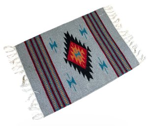 Small Southwestern Woven Floor Rug (LR)