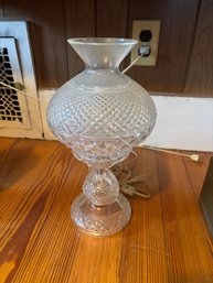 Crystal Hurricane Lamp By Waterford BR1